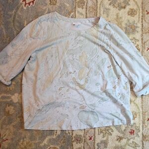 J. Jill Marble Print Top